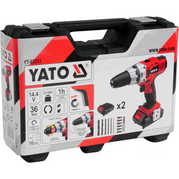 Шуруповерт YT-82853 14.4В 2-х аккумуляторный YATO-3