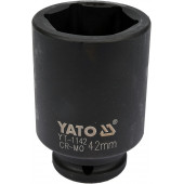Головка YT-1142 торцевая ударная глубокая 6-гранная, 3/4, 42 мм YATO