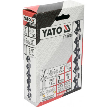 Цепь YT-84950 для бензопилы 3/8, 36 см, 1.3 мм, 50 звеньев YATO-1