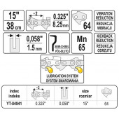 Цепь YT-84941 для бензопилы 0.325, 38 см, 1.5 мм, 64 звена YATO