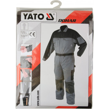 Комбинезон YT-80420 рабочий DOHAR серый размер YATO-2