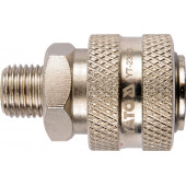 Соединение быстросъемное YT-2390 с наружной резьбой 1/4" YATO