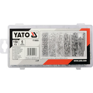 Набор YT-06883 шплинтов с фиксацией, 150 предметов YATO-1