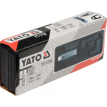 Набор YT-1752 головок для лямбда-зонда, 3 предмета-2