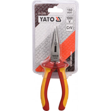Тонкогубцы YT-21154 диэлектрические 160 мм YATO-2