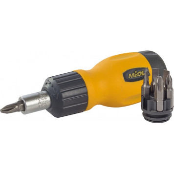 Отвёртка 39D517 65-055 реверсивная 6в1 мини  Миол