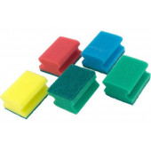 Губки для посуды из поролона, XL, 5 шт, арт 107-002