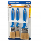 Набор кистей для работ с лаками, 3 шт. АКОР