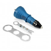 Насадка E0031 на шуруповерт и дрель - заклепочник сопло 1.2, 8 мм; 2.4 мм, 8 мм; 3.2 мм, 8 мм.