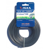 Леска B0113-4 для триммера 4,0 мм x 10 м, сечение-круг DUAL-ROUND, MAX 