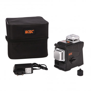 Уровень лазерный E0046 зеленый, 12 лучей AC DC-2