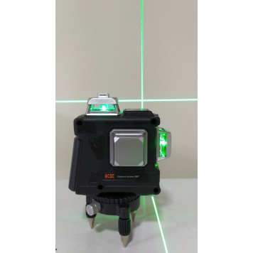 Уровень лазерный E0046 зеленый, 12 лучей AC DC-5