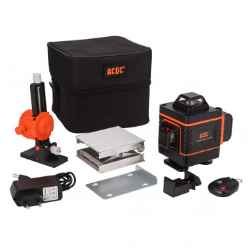 Уровень лазерный E0048 зеленый, 16 лучей AC DC-4