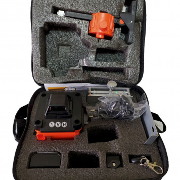 Уровень лазерный E0048 зеленый, 16 лучей AC DC-5