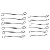 Ключи 35D857 накидные изогнутые в чехле 6-32 мм, 12 шт. ТОРЕХ 