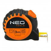 Рулетка 67-163 стальная лента, 3 м x 16 мм, с фиксатором selflock NEO