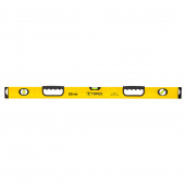 Уровень 29C633 алюминиевый, 80 см, 3 ампулы, с отверстиями для захвата TOPEX