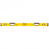 Уровень 29C634 алюминиевый, 100 см, 3 ампулы, с отверстиями для захвата TOPEX