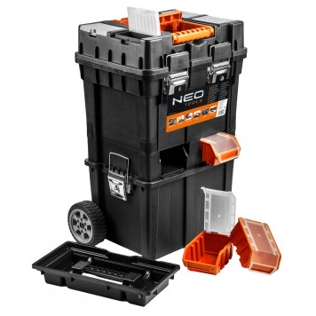 Ящик 84-115 мобильная мастерская на колесах NEO Ящик 84-115 мобильная мастерская на колесах NEO