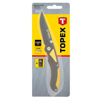 Нож 98Z106 складной с фиксатором TOPEX-1