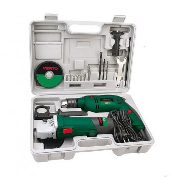 Дрель+Угловая шлифмашинка 500 Вт 52G105 VERTO-1