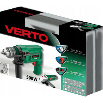 Дрель+Угловая шлифмашинка 500 Вт 52G105 VERTO-2
