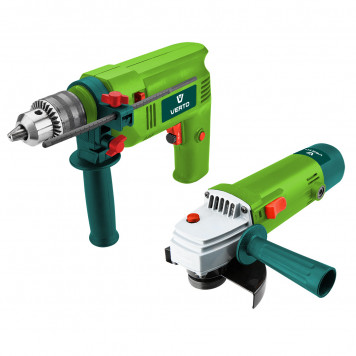 Дрель+Угловая шлифмашинка 500 Вт 52G105 VERTO