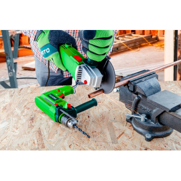 Дрель+Угловая шлифмашинка 500 Вт 52G105 VERTO-9