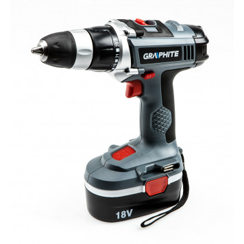 Шуруповёрт 58G127 с 2-мя аккумуляторами 18V 1.7Ah GRAPHITE