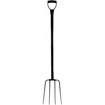 Вилы 35813 с металлической рукояткой, 4 зубца FLO