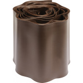 Лента 88704 бордюрная для газона 9 м x 15 см, коричневая FLO