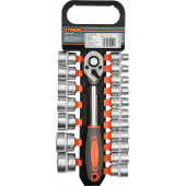 Набор 58634 головок с трещоткой 1/2, 19 предметов