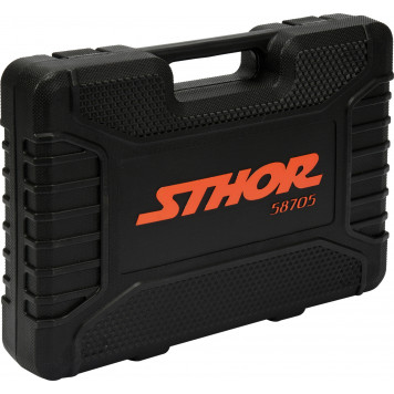 Набор 58705 насадок торцевых CRV с трещоткой 1/2", 1/4" 72 предмета STHOR-3