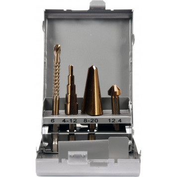 Набор YT-44705 универсальных свёрл с хвостовиком HEX, 4 шт YATO-1