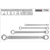 Набор YT-0530 накидных ключей ТОRХ Е6-Е24, 4 шт. YATO