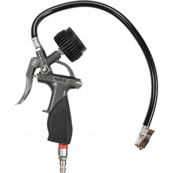 Пневматический YT-23701 пистолет с манометром YATO