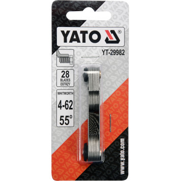 Резьбомер YT-29982 Витворта YATO-2
