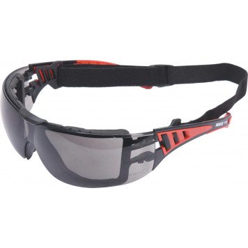 Очки YT-73701 защитные открытые чёрные с дужками на резинке YATO Очки YT-73701 защитные открытые чёрные с дужками на резинке YATO