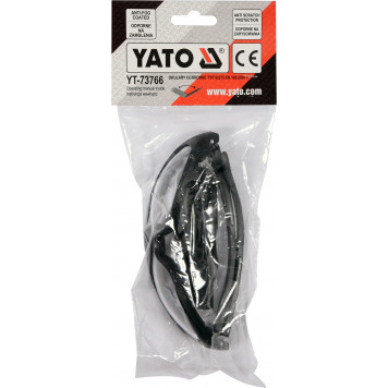 Очки YT-73766 защитные закрытые прозрачные на резинке YATO-3