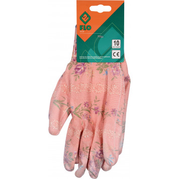Перчатки 74128 огородные, 8 бежевые FLO-3