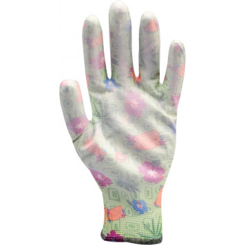 Перчатки 74134 огородные 9 синтетика зеленые FLO Перчатки 74134 огородные 9 синтетика зеленые FLO