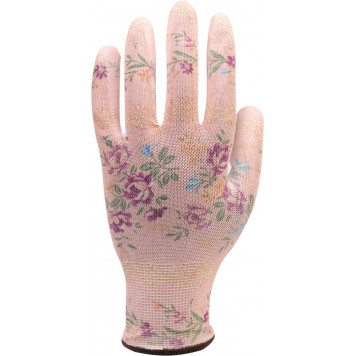 Перчатки 74136 огородные 9 синтетика бежевые FLO-1