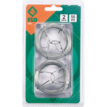 Проволока 88801 подвязочная стальная оцинкованная 50 м FLO-1
