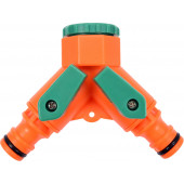 Распределитель 89022 двухканальный 1/2"-3/4" FLO