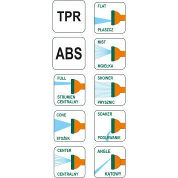 Пистолет-распылитель 89211 8-позиционный FLO-4