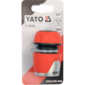 Соединительный шланг-насадка YT-99803 с автостопом 1/2 YATO-1