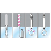 Анкер LHO с круглым крюком 14х195 мм, уп 20шт. Wkret