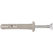 Распорный дюбель SMК 6х40 мм с шурупом, воротник, уп 200шт. WKRET-MET