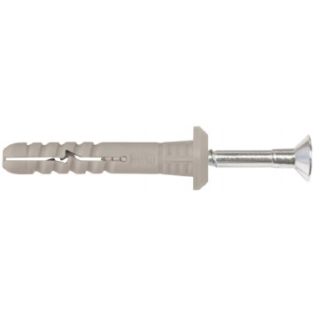 Распорный дюбель SMК 6х60 мм с шурупом, воротник, уп 200шт. WKRET-MET Распорный дюбель SMК 6х60 мм с шурупом, воротник, уп 200шт. WKRET-MET