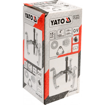 Съёмник YT-2512 подшипников 3-х захватный 100 мм-1